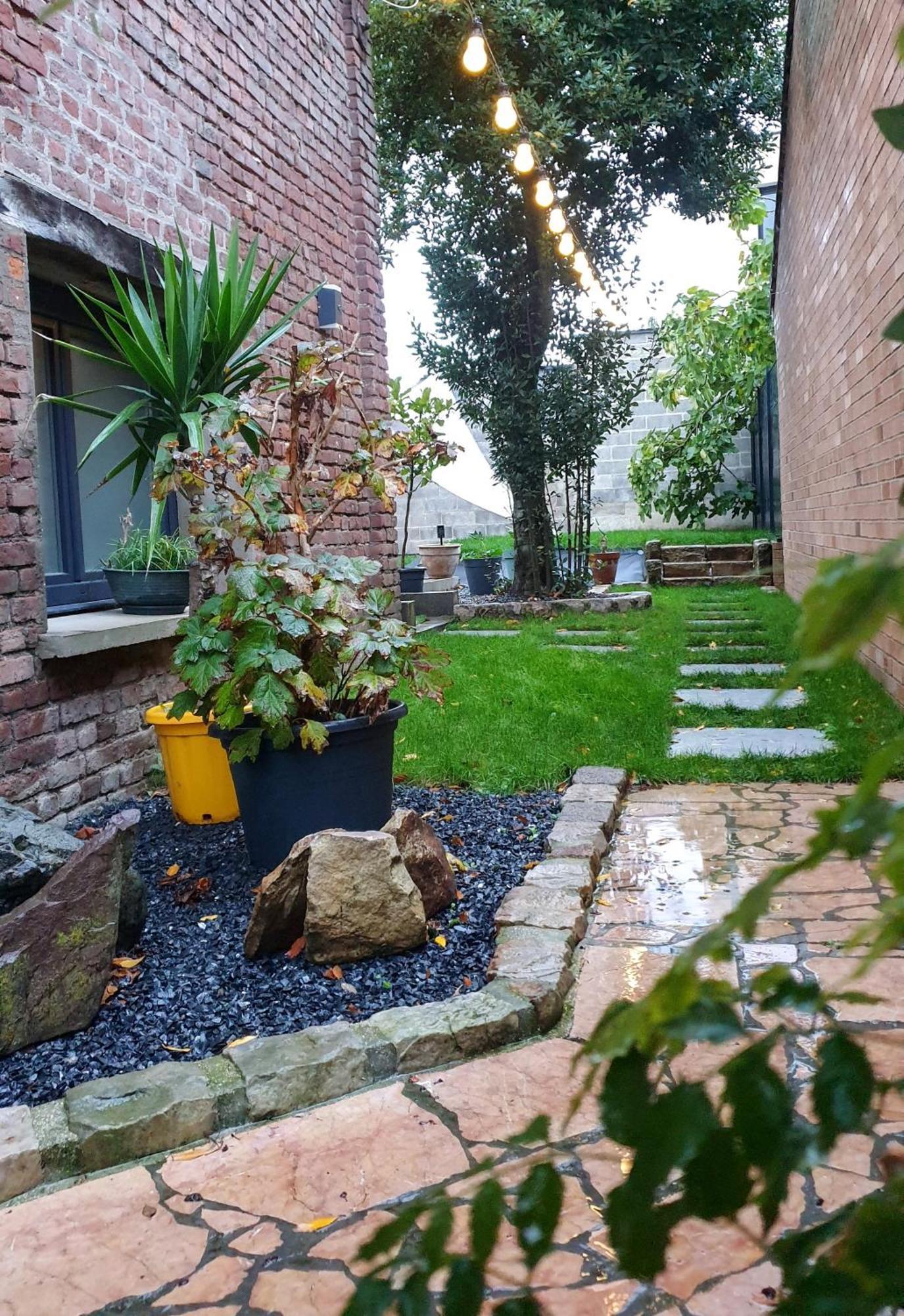 Gary Suite - Studio Cosy, Spa Et Jardin Privatif A 4 Min De Cambrai Awoingt Bagian luar foto