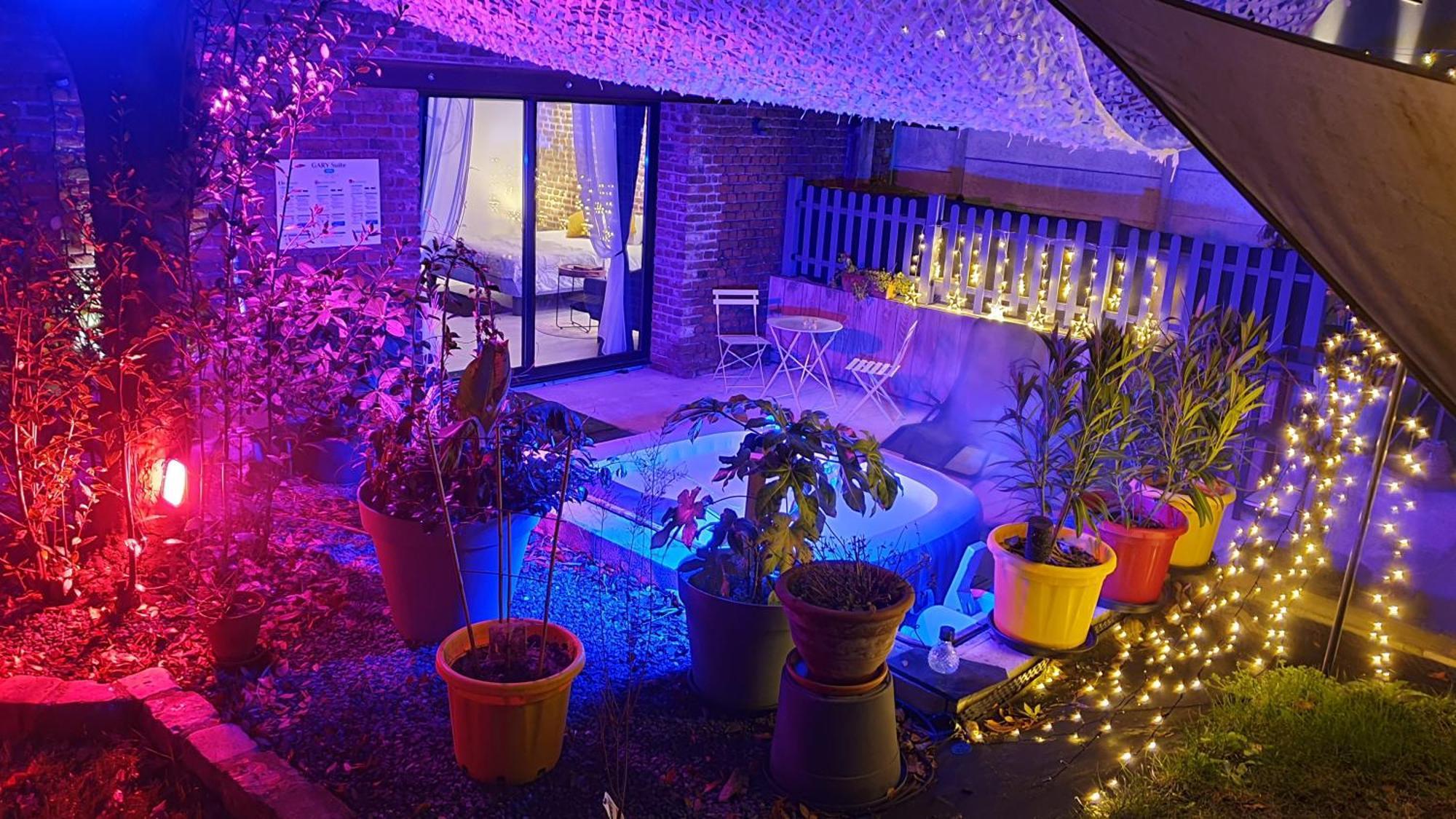 Gary Suite - Studio Cosy, Spa Et Jardin Privatif A 4 Min De Cambrai Awoingt Bagian luar foto