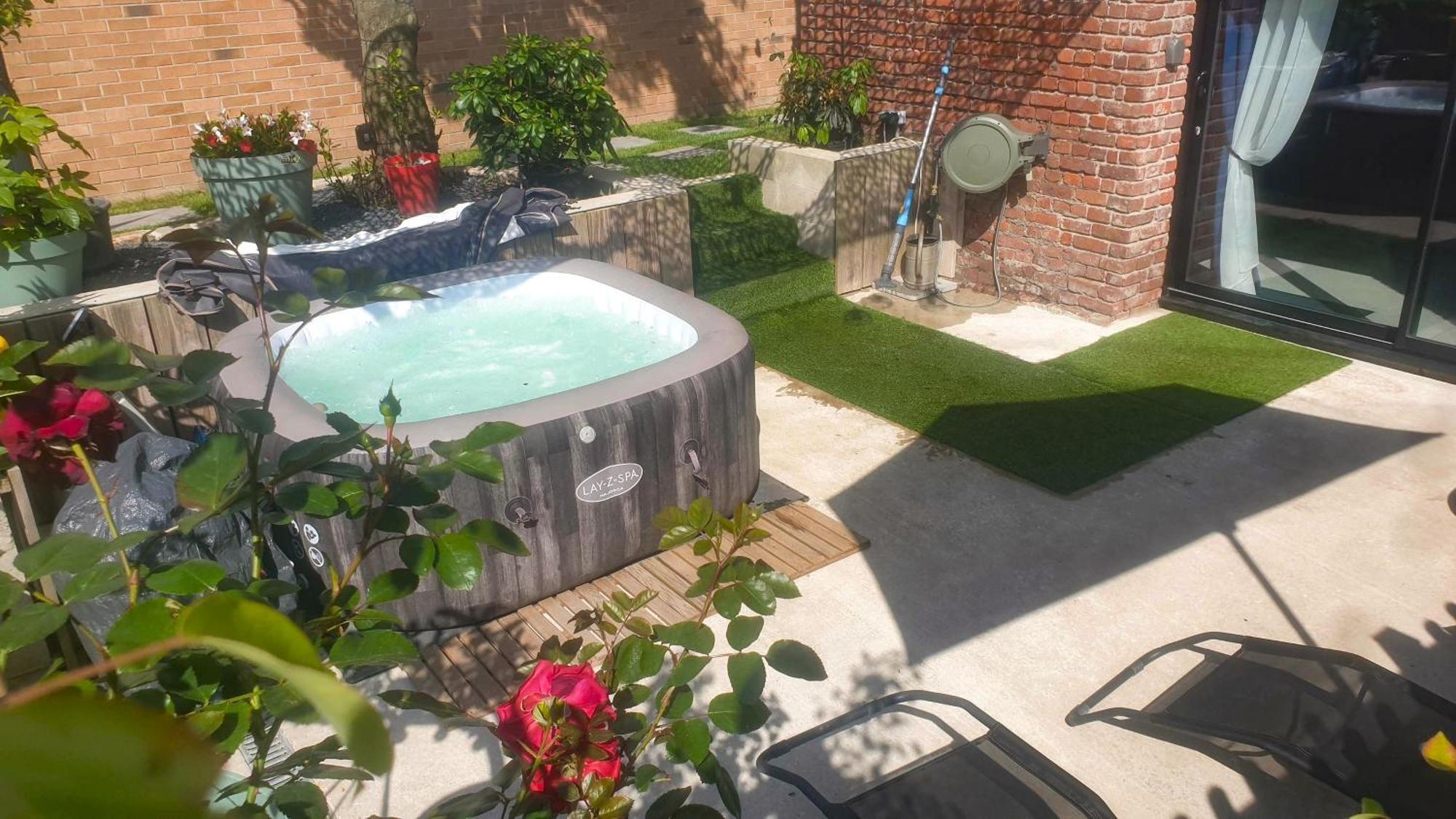 Gary Suite - Studio Cosy, Spa Et Jardin Privatif A 4 Min De Cambrai Awoingt Bagian luar foto