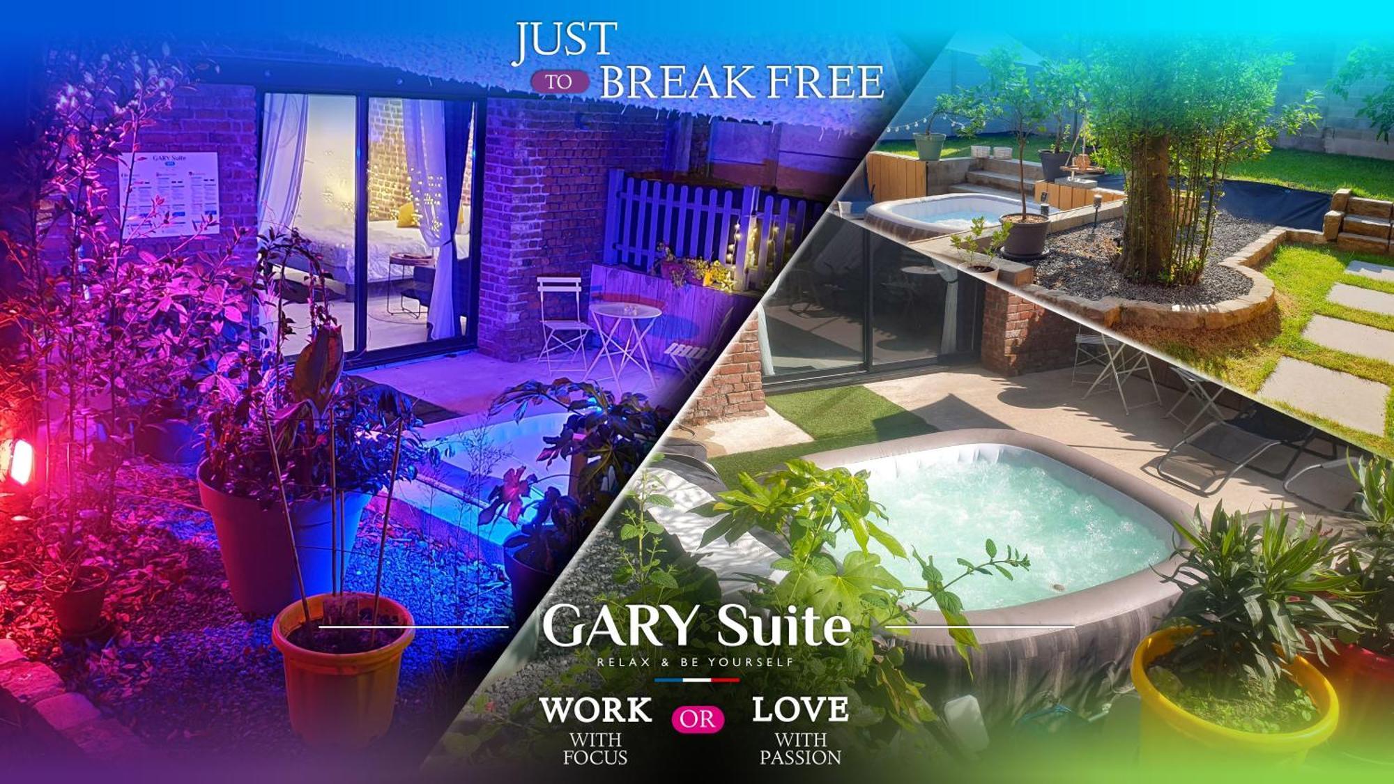 Gary Suite - Studio Cosy, Spa Et Jardin Privatif A 4 Min De Cambrai Awoingt Bagian luar foto